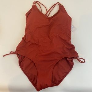 NWT Time and Tru Missy Side Shirred One Piece
